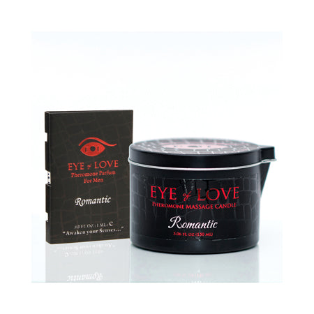 Eye of Love Romantic Attract Her Pheromone Massage Candle - Not Very Vanilla