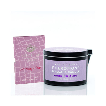 Eye of Love Morning Glow Attract Him Pheromone Massage Candle - Not Very Vanilla