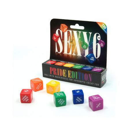 Sexy 6 Pride Edition Dice Game - Not Very Vanilla