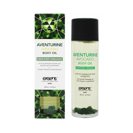 Exsens Body Oil Aventurine Avocado 3.4 oz. - Not Very Vanilla