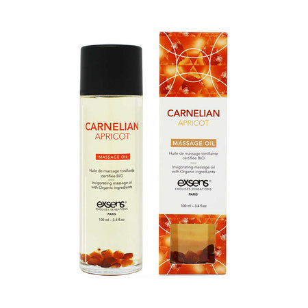 Exsens Massage Oil Carnelian Apricot 3.4 oz. - Not Very Vanilla