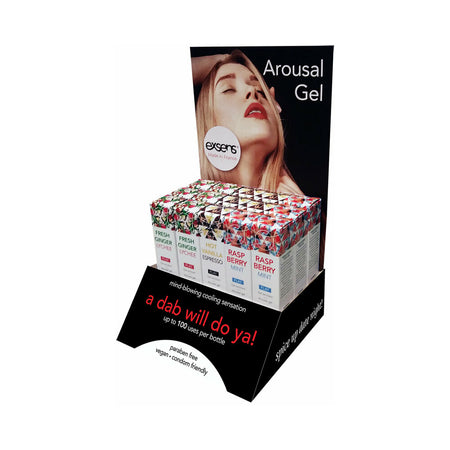 Exsens Arousal Gel Filled 15-Piece POS Display - Not Very Vanilla