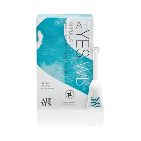 AH! YES WB Water-Based Personal Lubricant Applicators 6-Pack 0.17 oz. - Not Very Vanilla