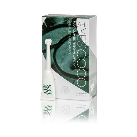 AH! YES COCO Plant-Oil Based Personal Lubricant Applicators 6-Pack 0.17 oz. - Not Very Vanilla