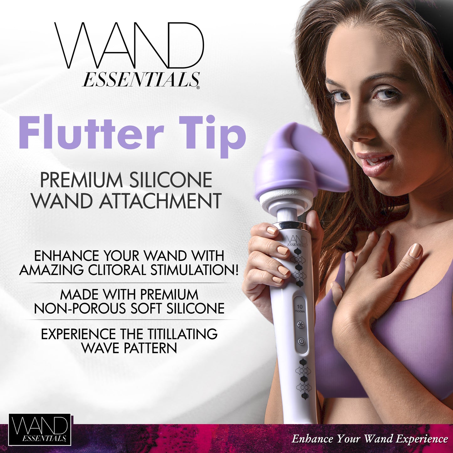 Flutter Tip Silicone Wand Attachment - Boxed