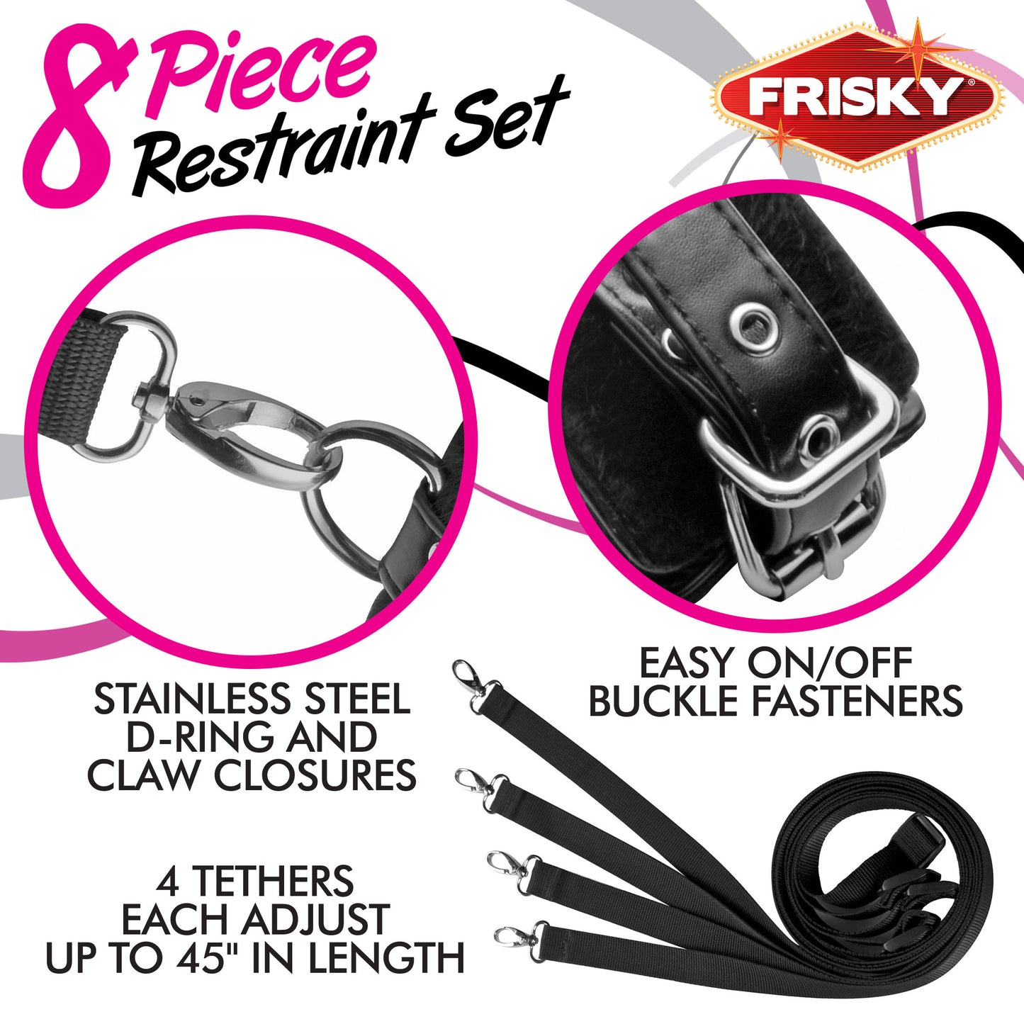 Frisky 8 Piece Restraint Set