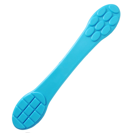 Textured Blue Silicone Cbt Ball Slapper