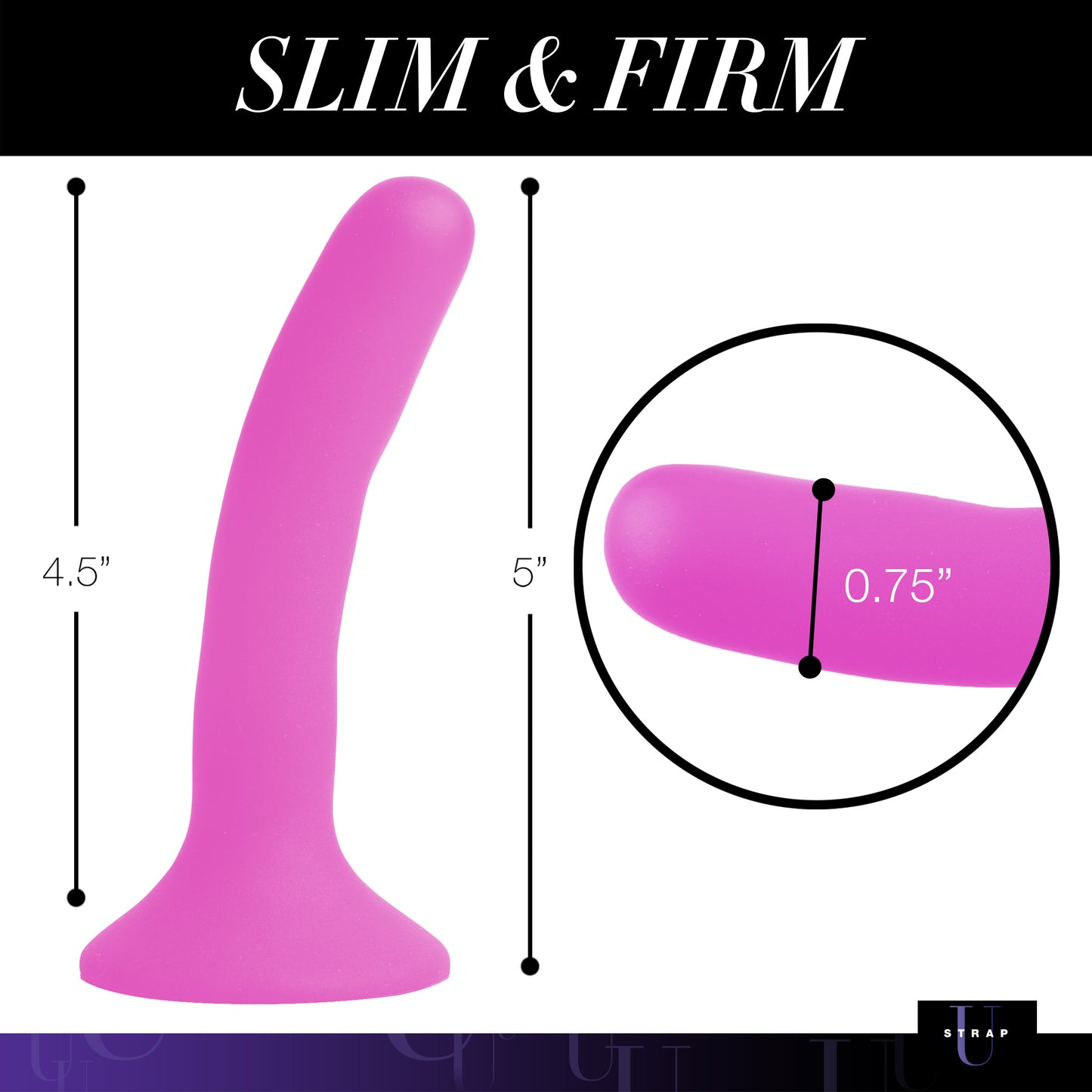 Pink Silicone Strap-on Dildo