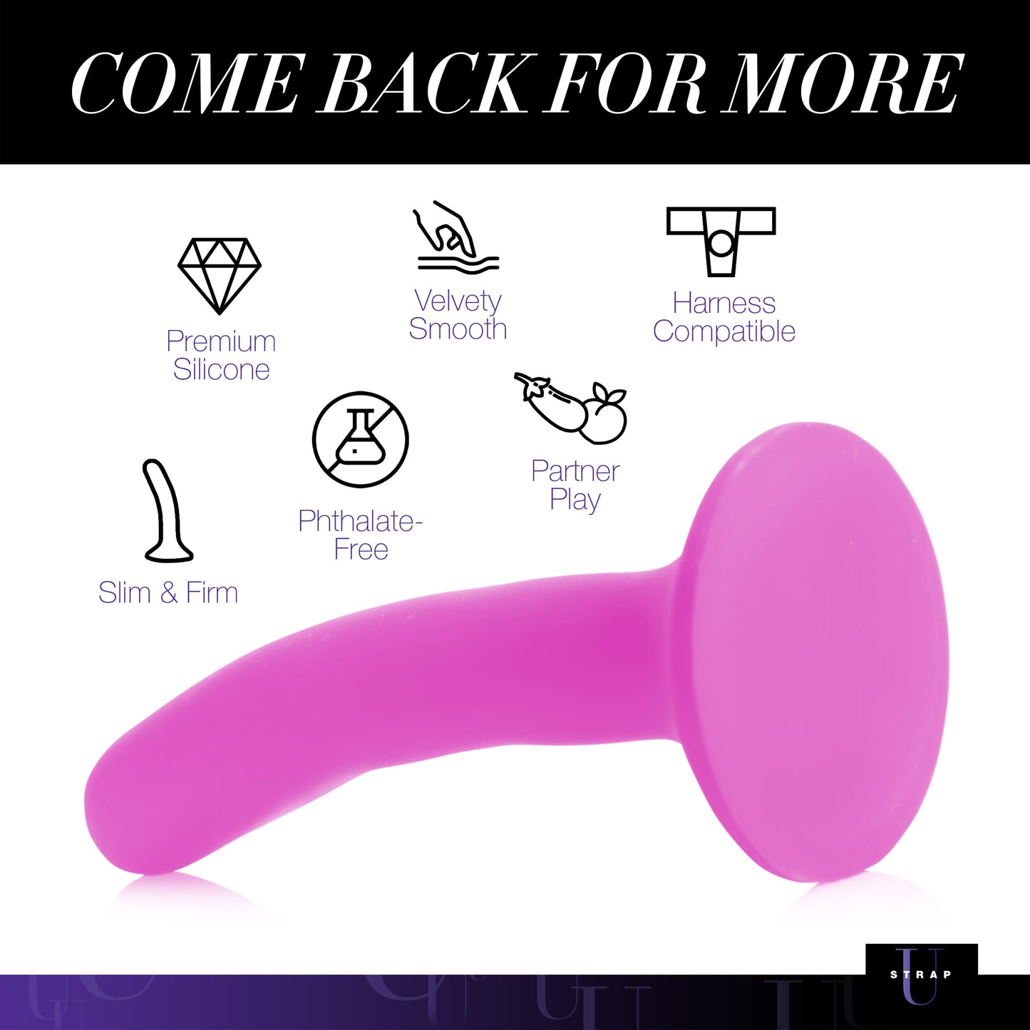 Pink Silicone Strap-on Dildo