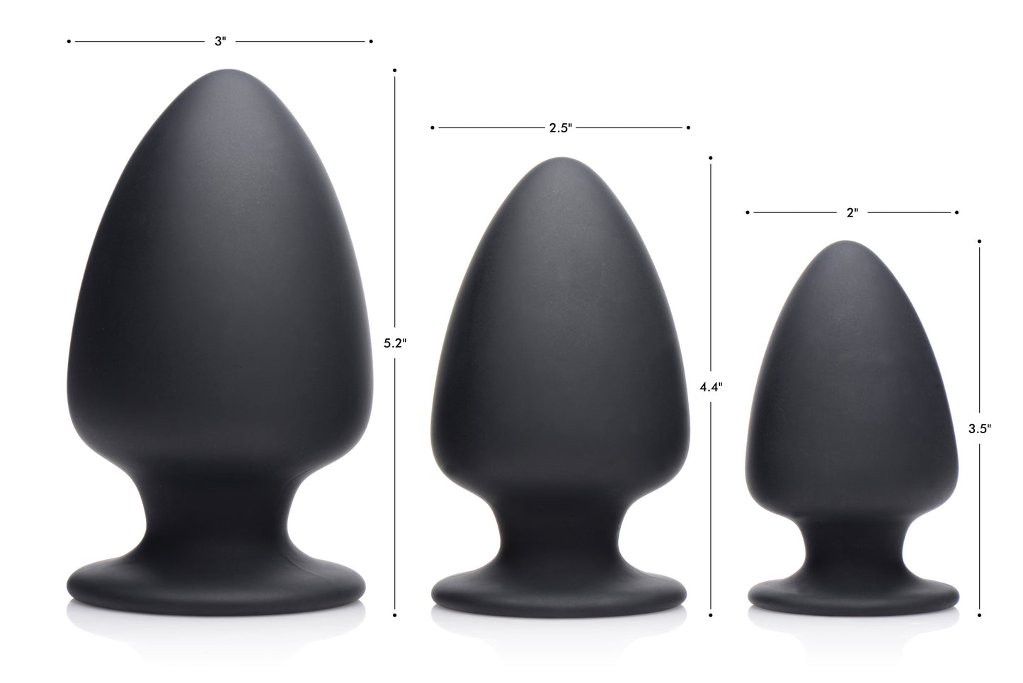 Squeezable Silicone Anal Plug