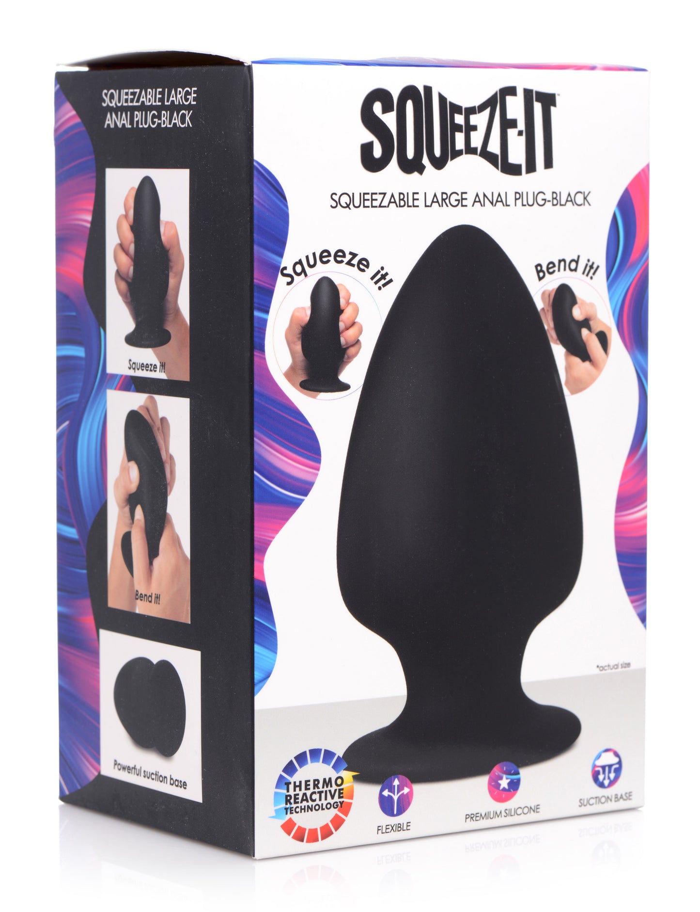 Squeezable Silicone Anal Plug