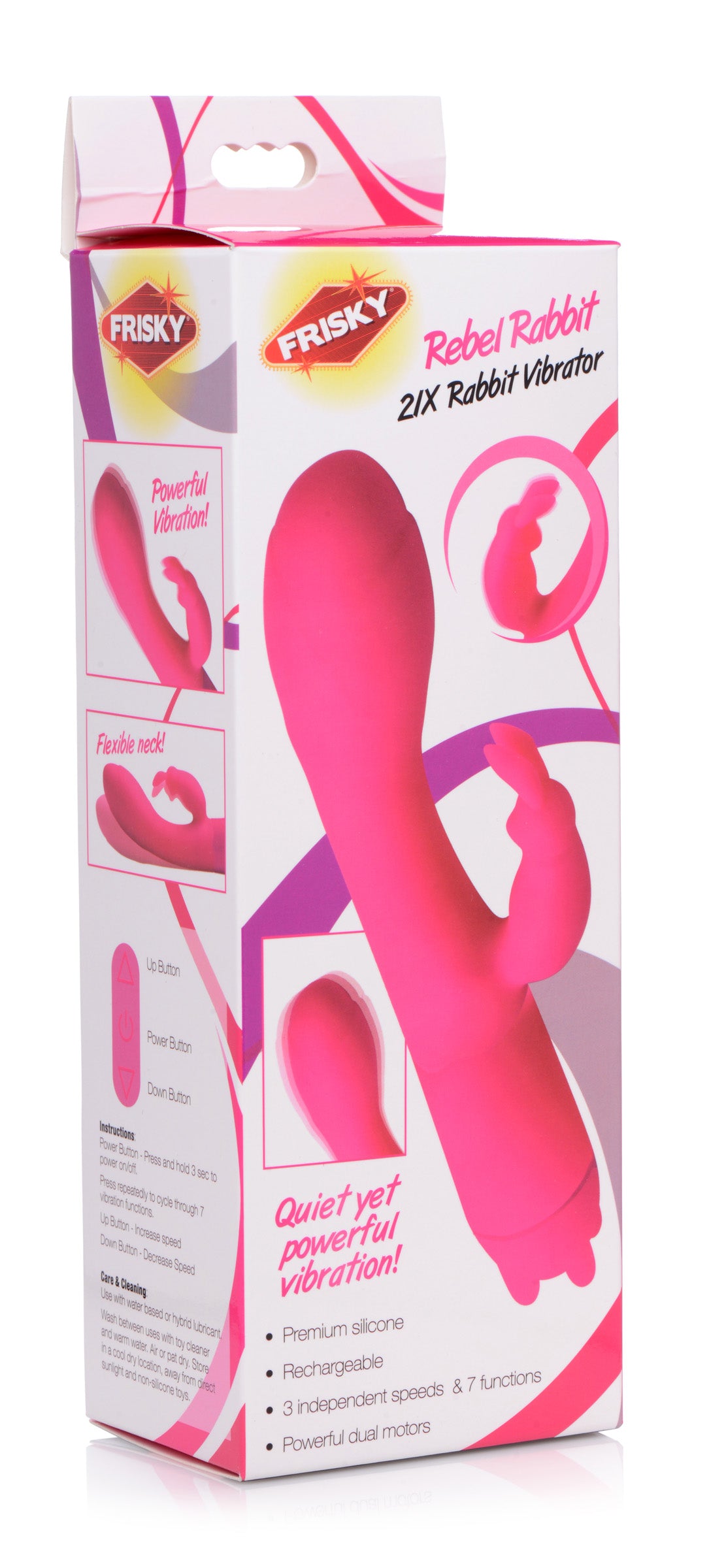 Rebel Rabbit 21x Silicone Vibrator