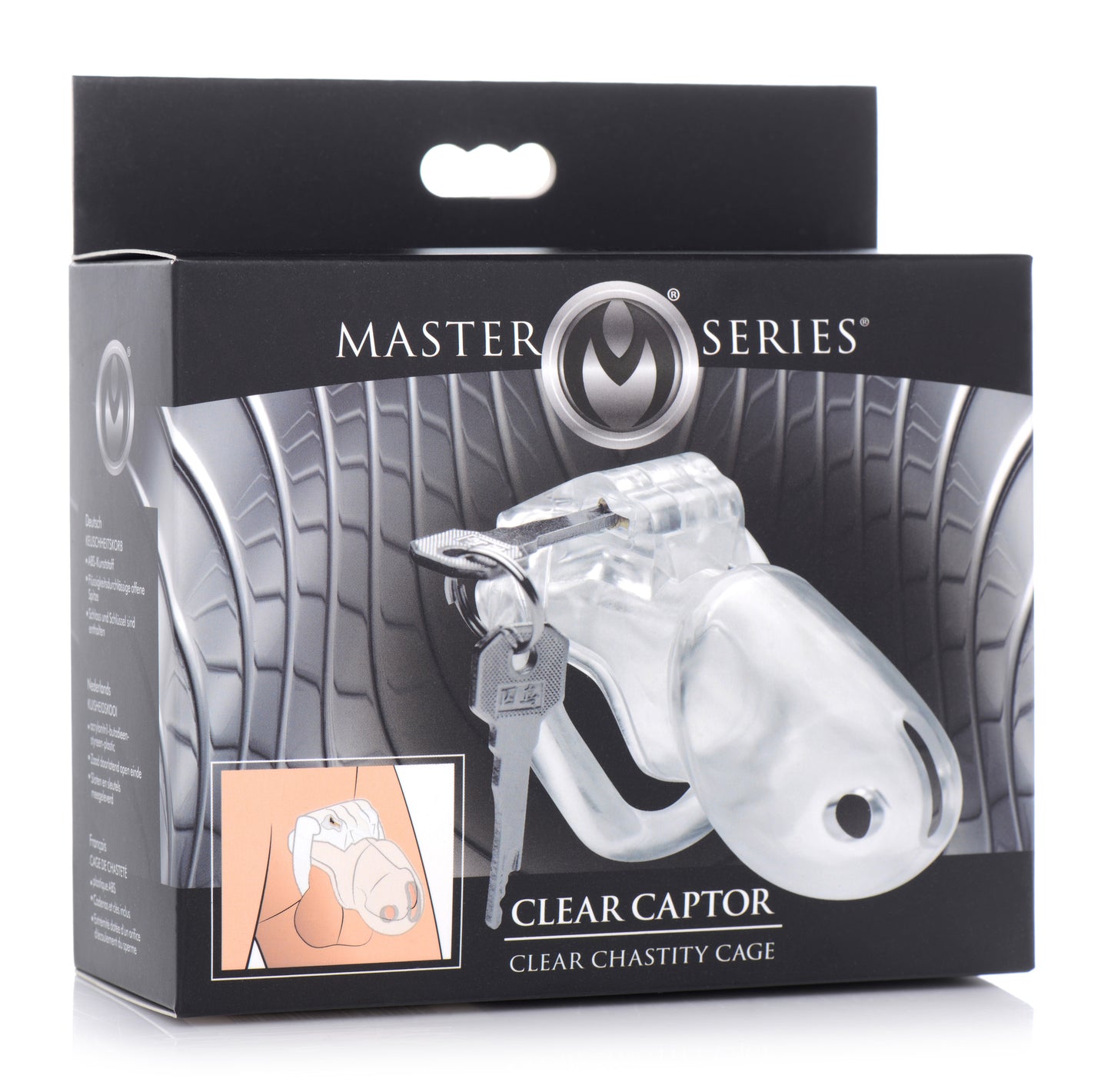 Clear Captor Chastity Cage