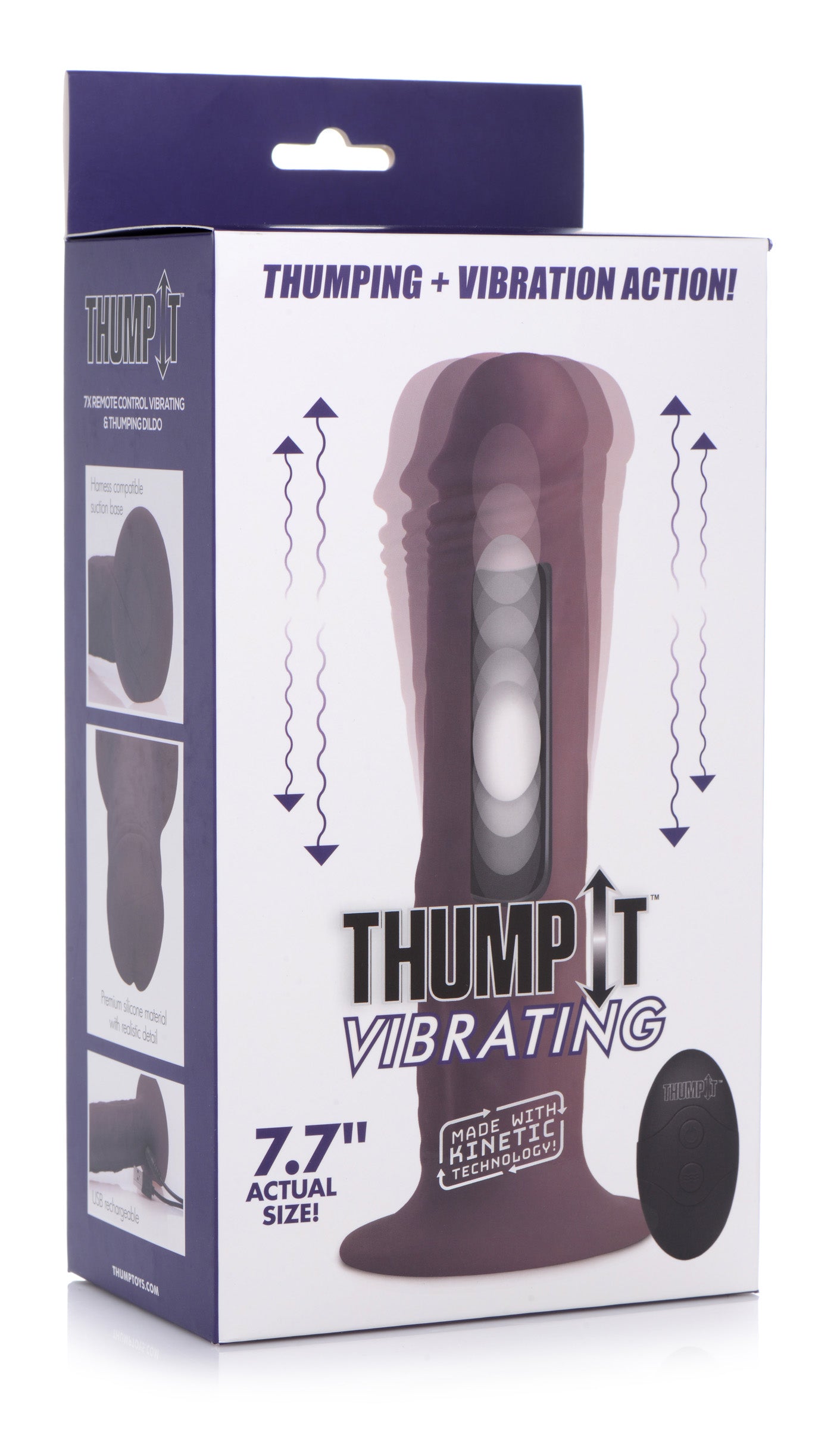 7x Remote Control Vibrating And Thumping Dildo