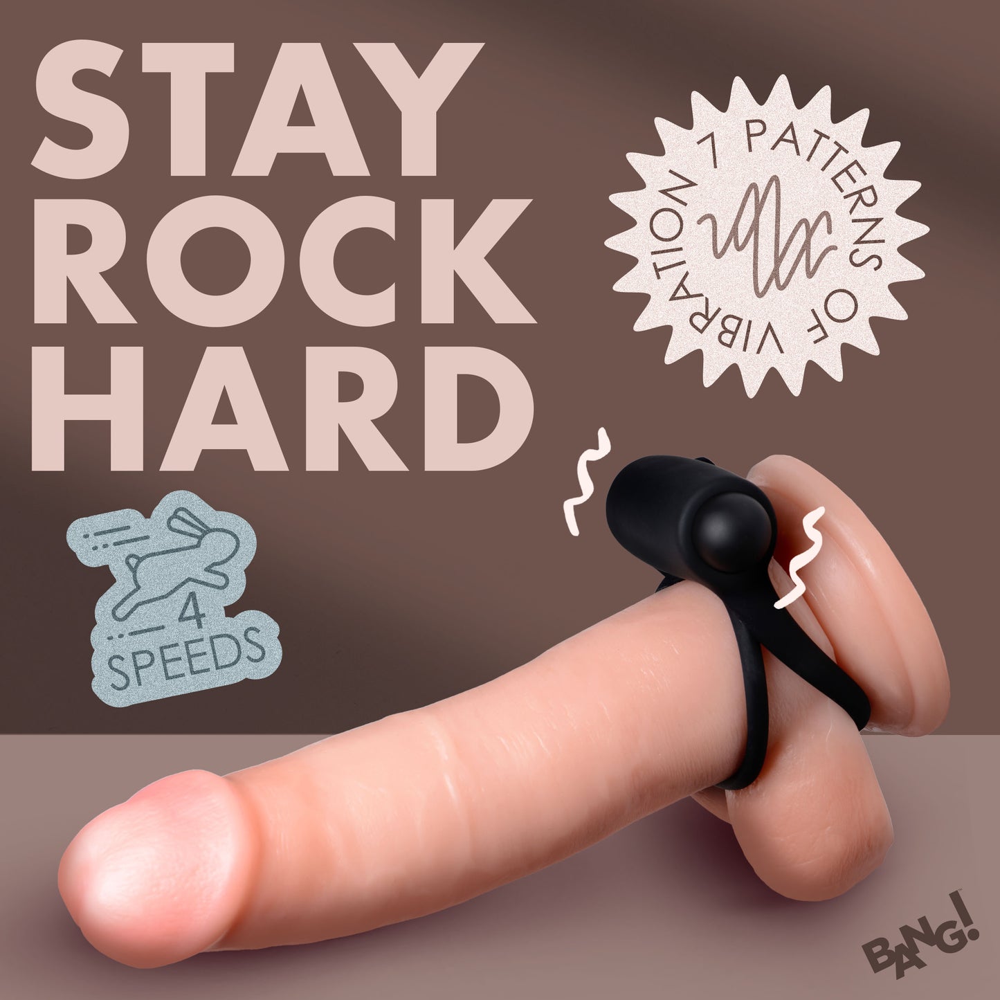 Remote Control 28x Vibrating Cock Ring And Bullet