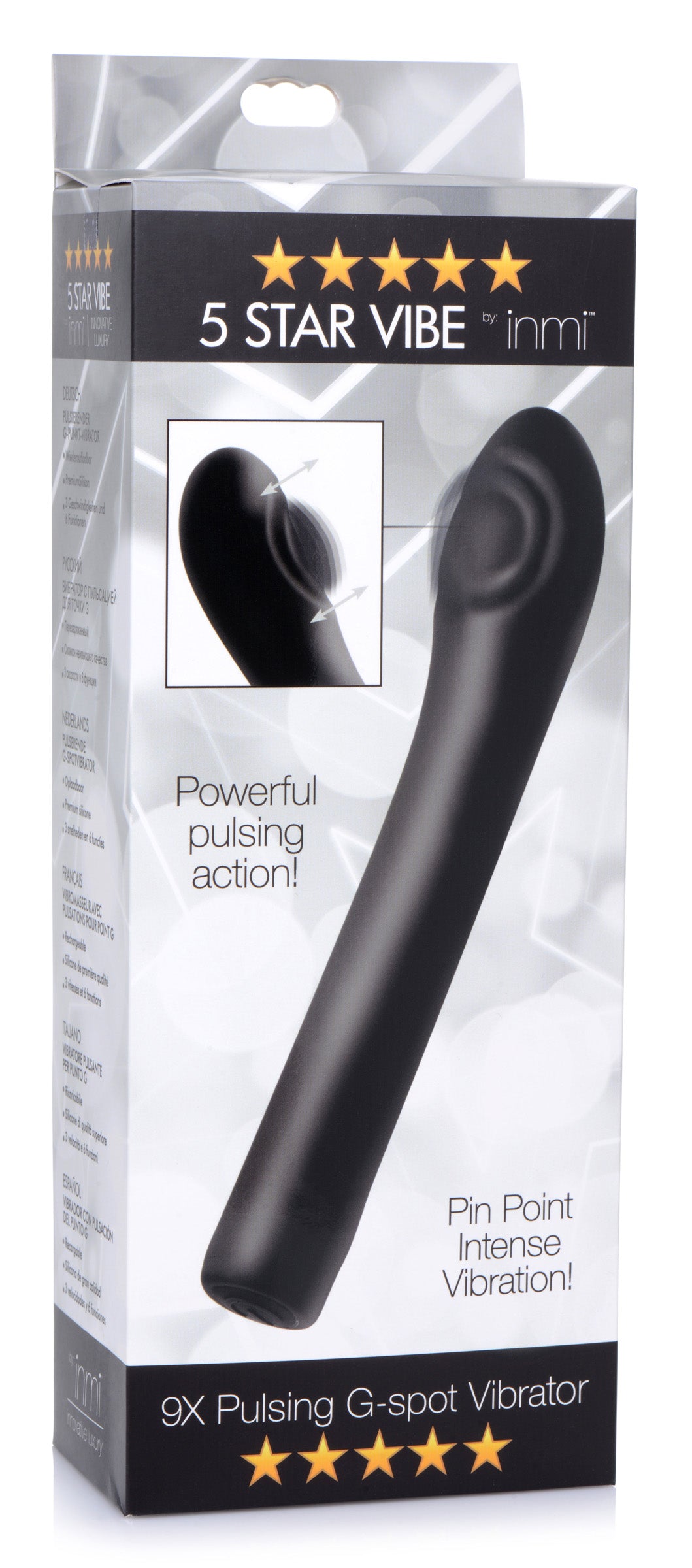 5 Star 9x Pulsing G-spot Silicone Vibrator