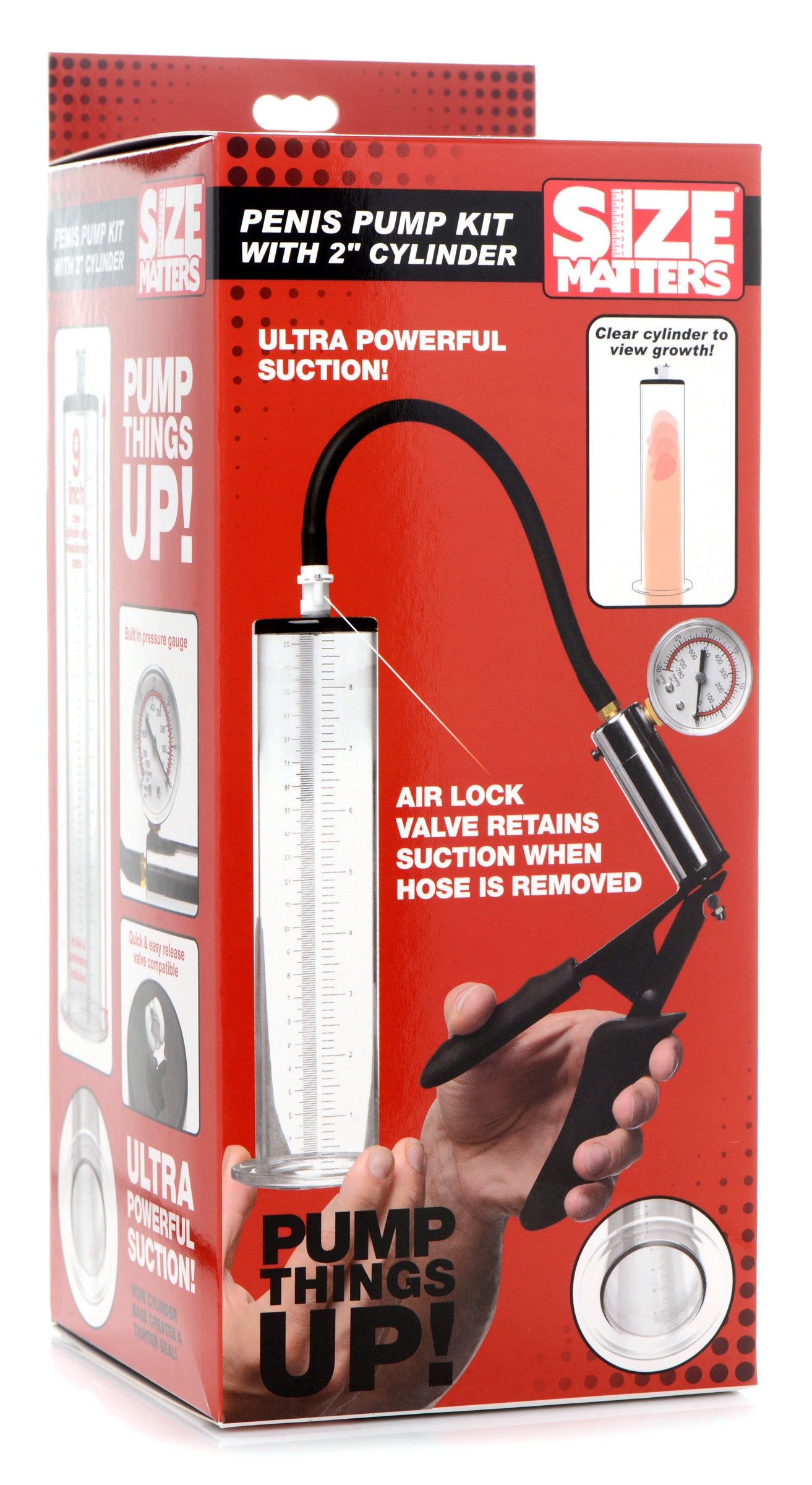 Penis Pump Kit With 2 Inch Cylinder