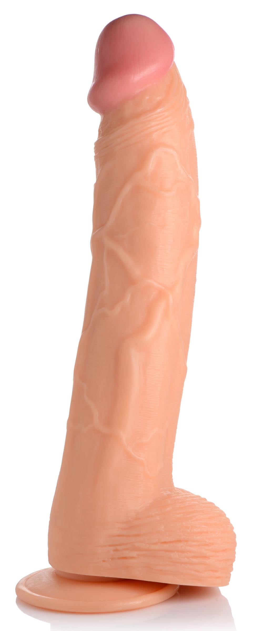 Hung Harry 11.75 Inch Dildo with Balls - Light