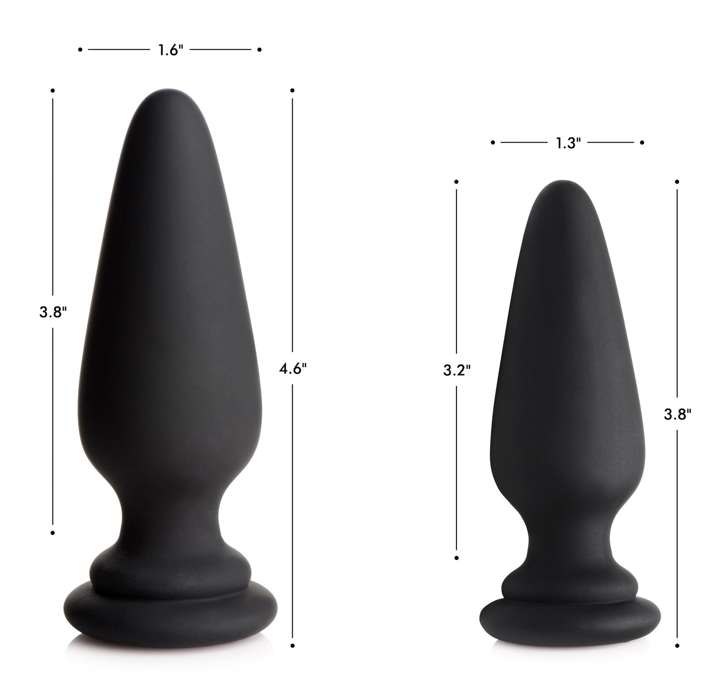 Interchangeable Silicone Anal Plug