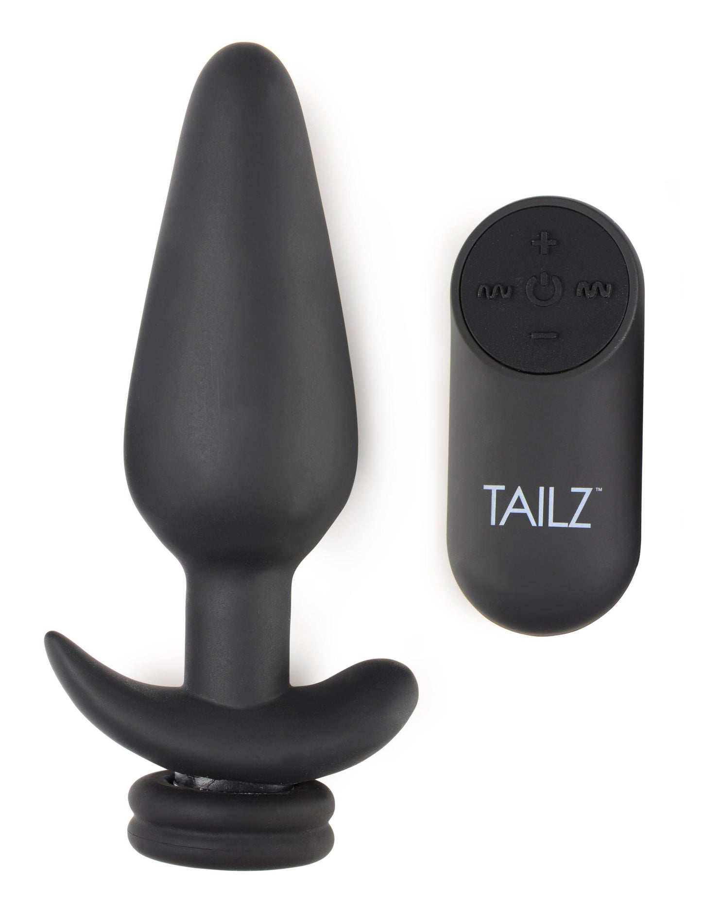 Interchangeable 10x Vibrating Silicone Anal Plug With Remote