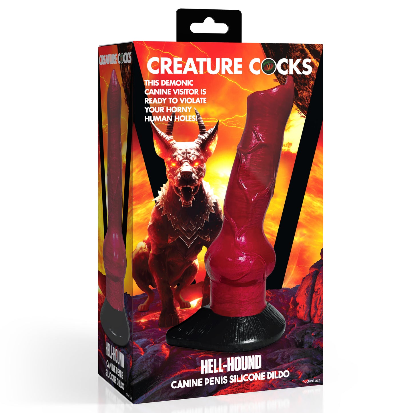 Hell-hound Canine Penis Silicone Dildo