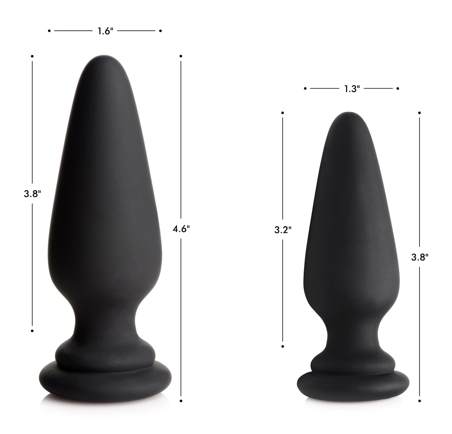 Large Anal Plug With Interchangeable Fox Tail