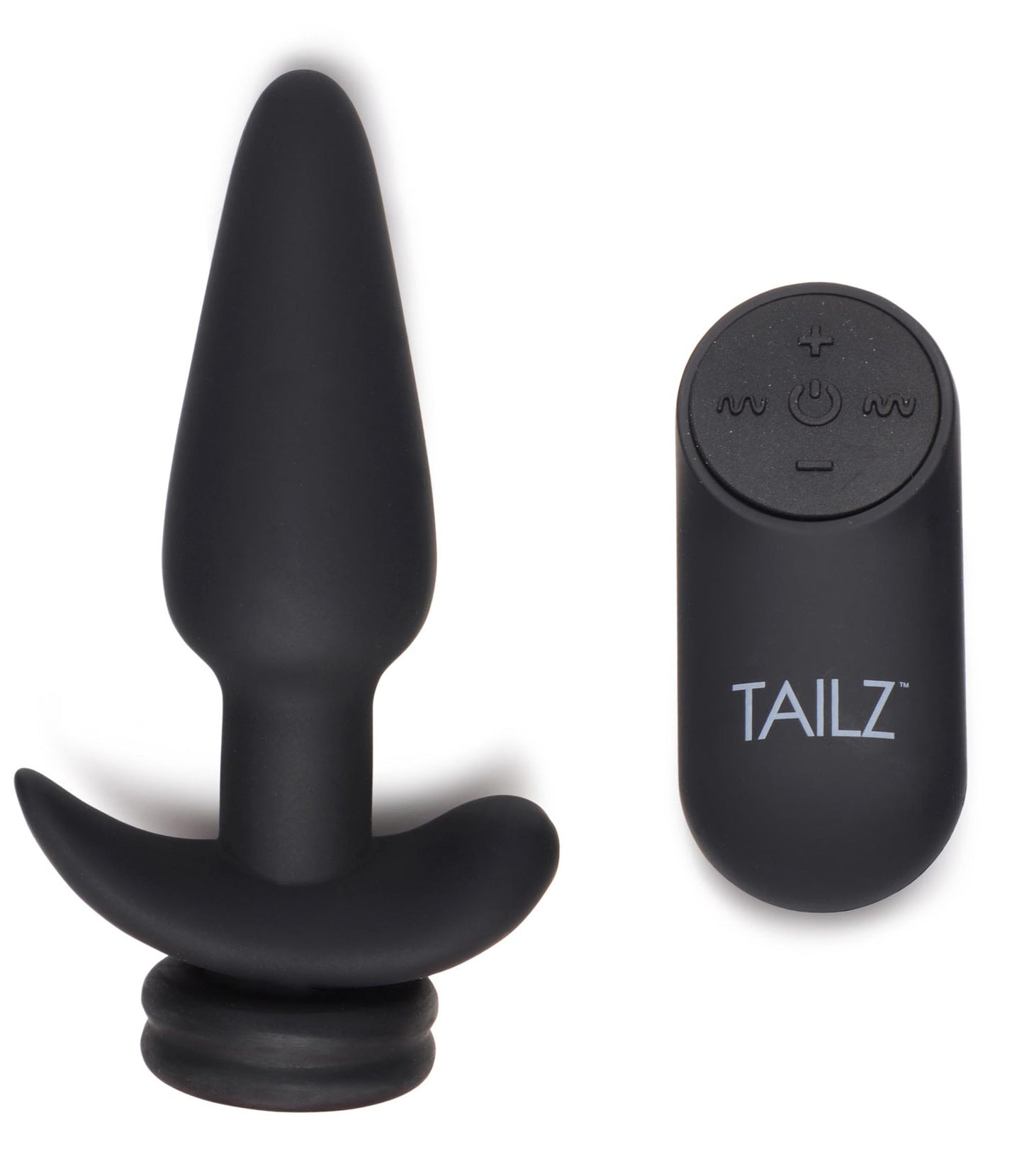 Small Vibrating Anal Plug With Interchangeable Bunny Tail