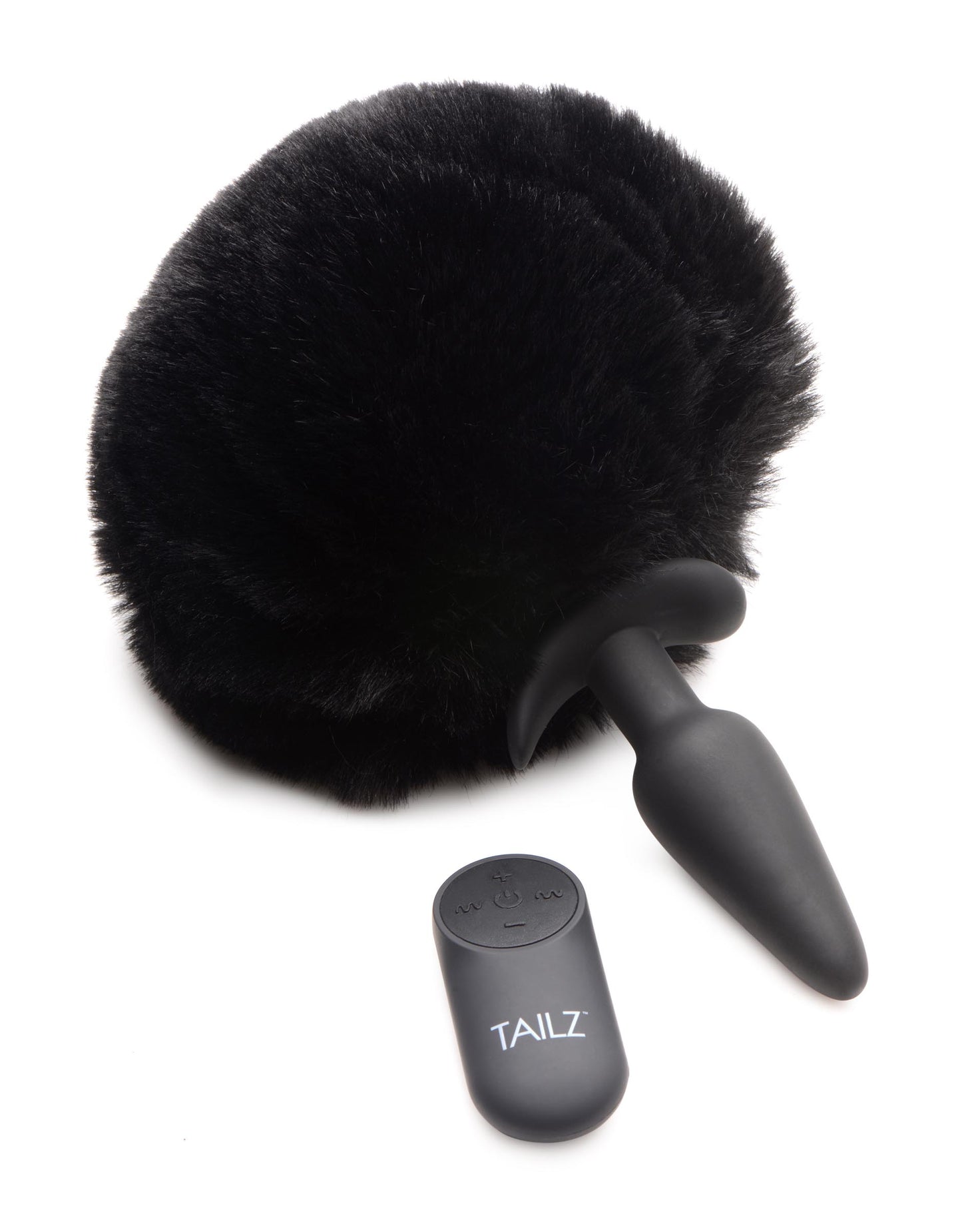 Small Vibrating Anal Plug With Interchangeable Bunny Tail