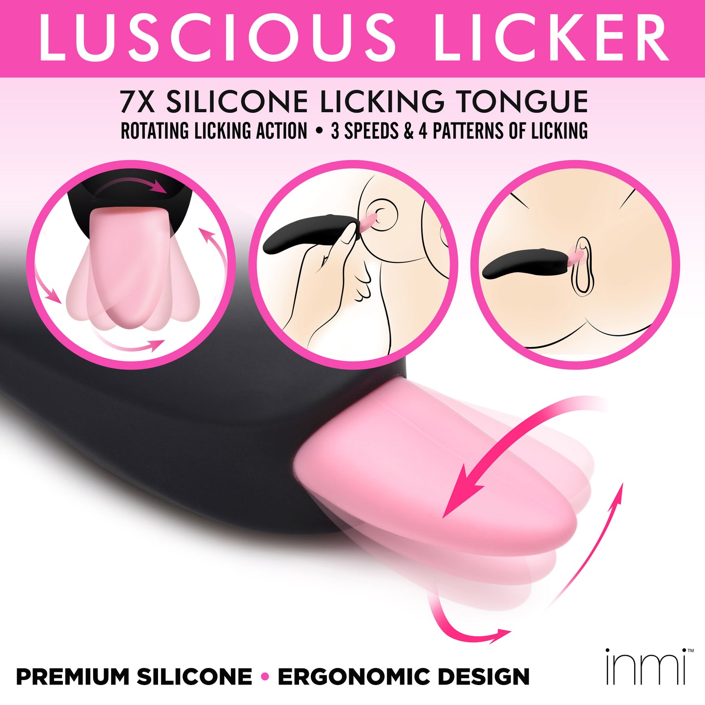 Luscious Licker 7x Silicone Licking Tongue