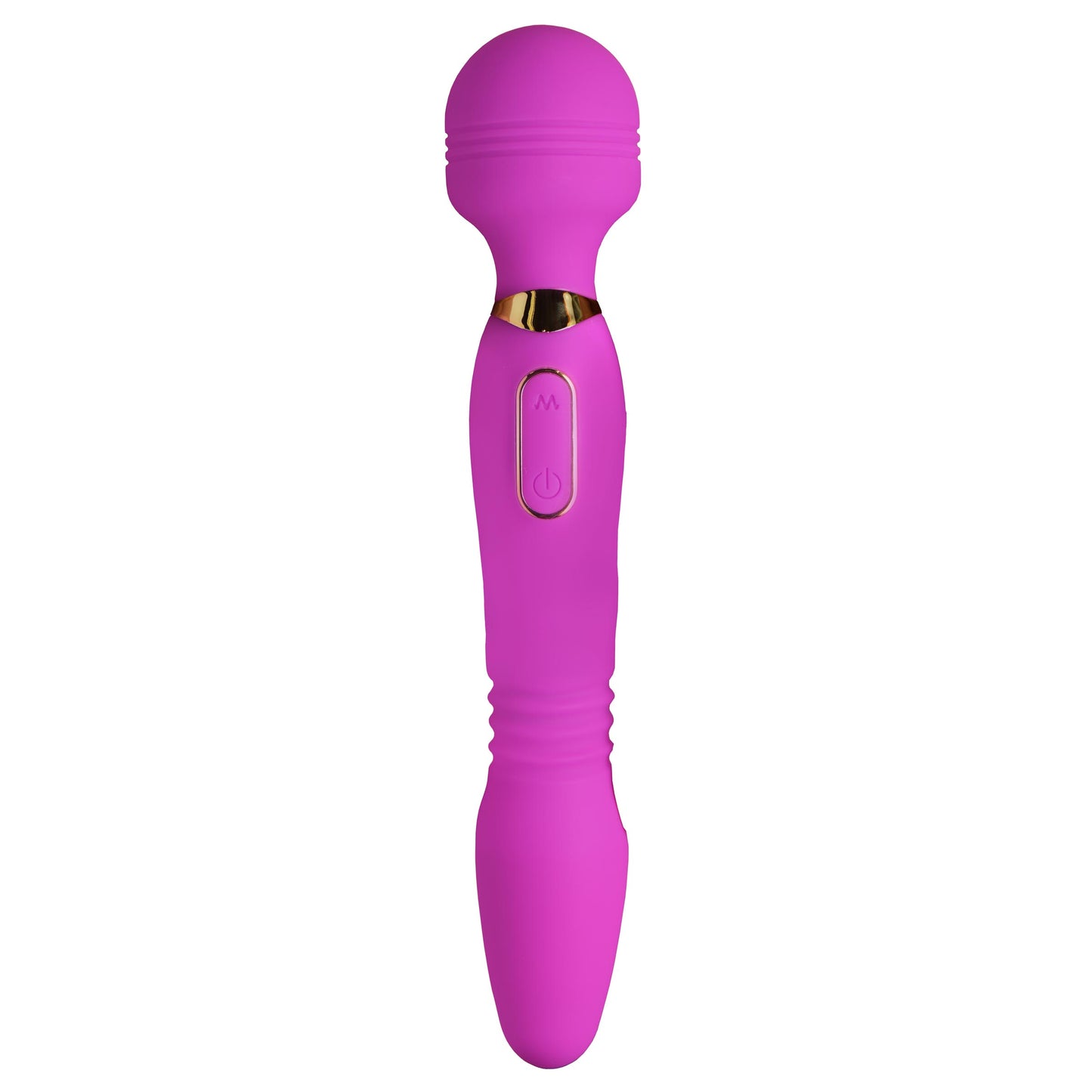 Ultra Thrust-her Deluxe Thrusting And Vibrating Silicone Wand