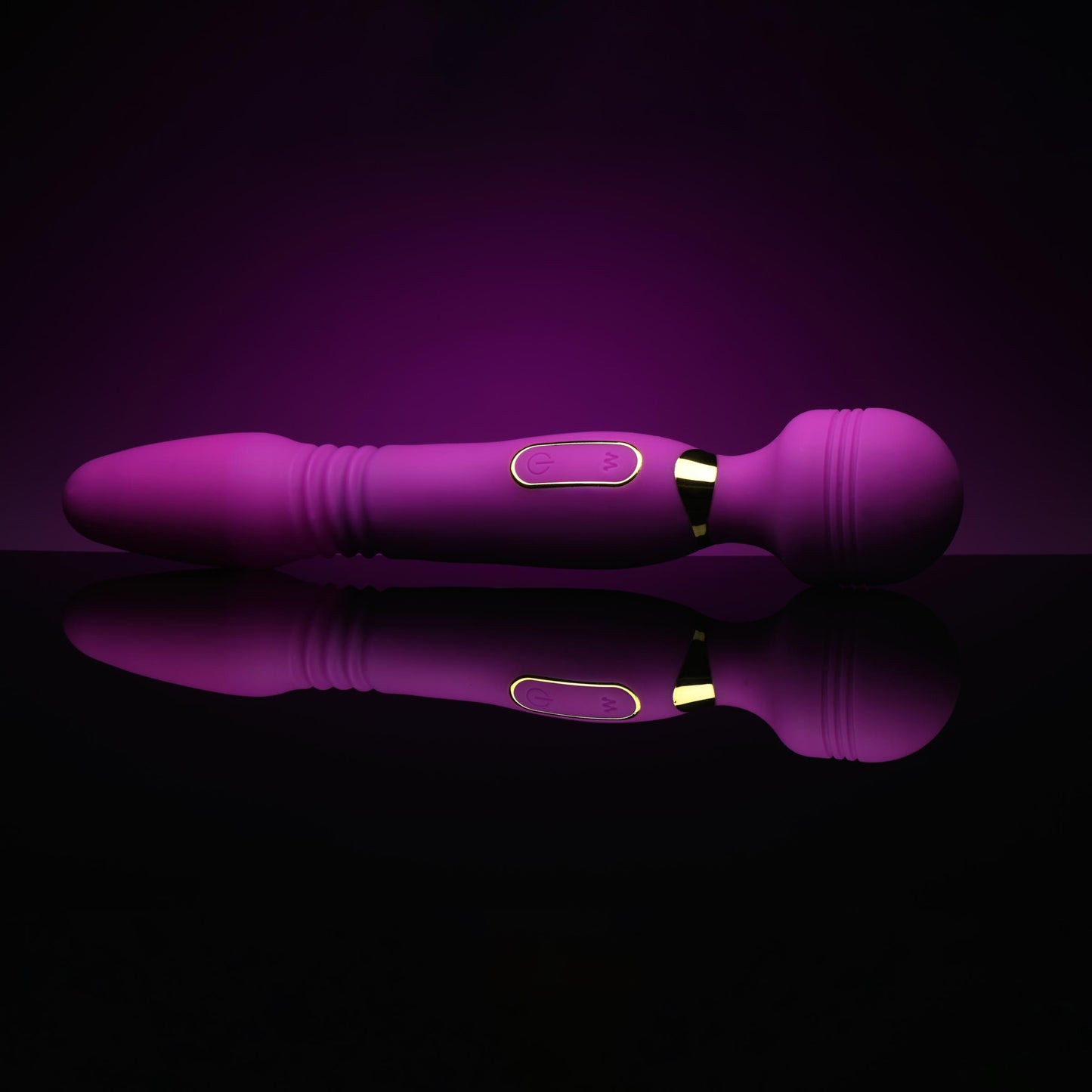 Ultra Thrust-her Deluxe Thrusting And Vibrating Silicone Wand