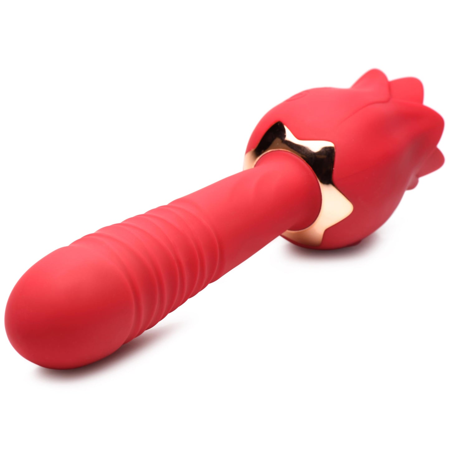 Racy Rose Thrusting And Licking Rose Vibrator