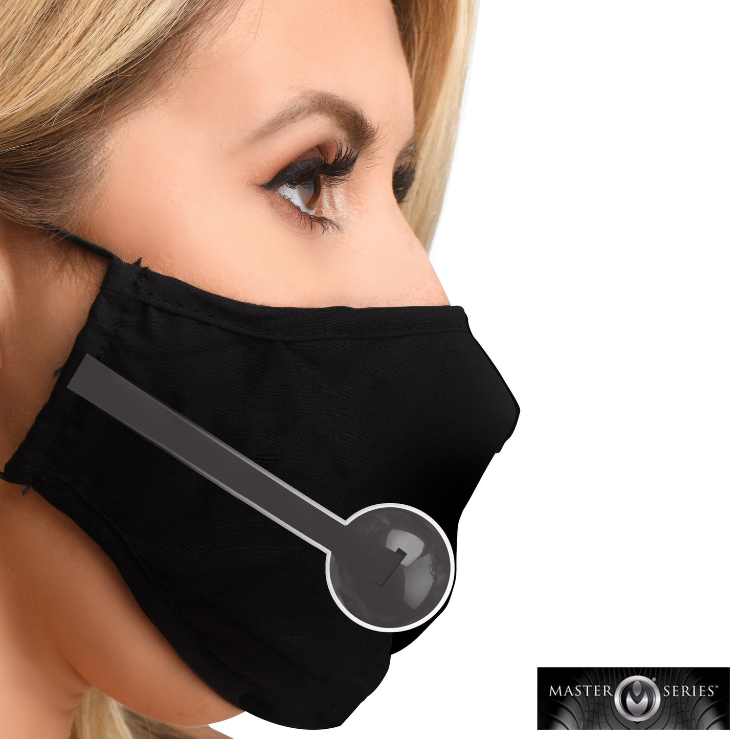 Under Cover Ball Gag Face Mask