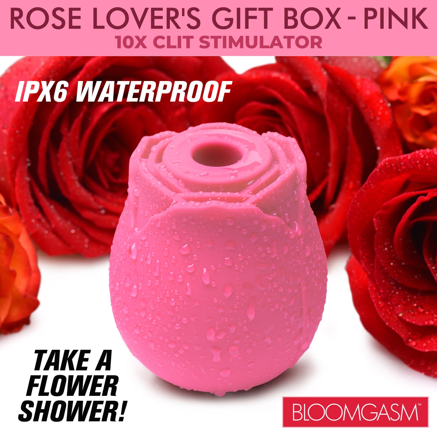 The Rose Lovers Gift Box 10x Clit Suction Rose -