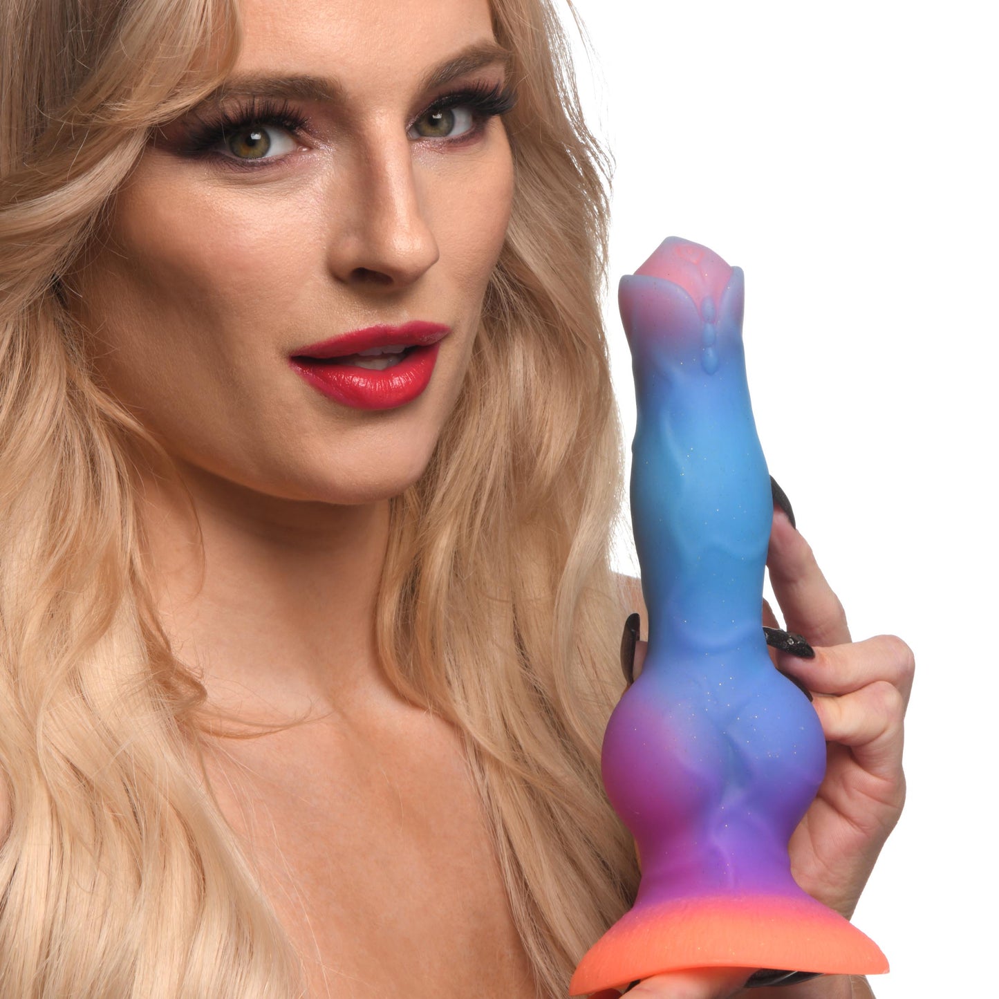 Space Cock Glow-in-the-dark Silicone Alien Dildo