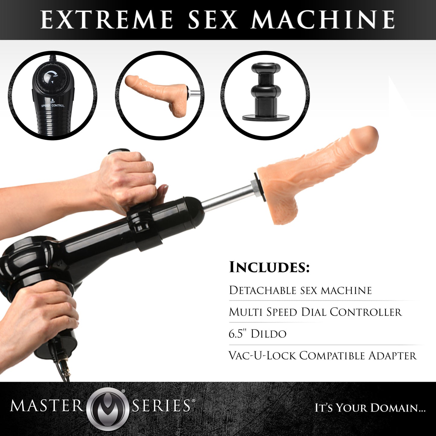 Ultimate Obedience Chair With Sex Machine