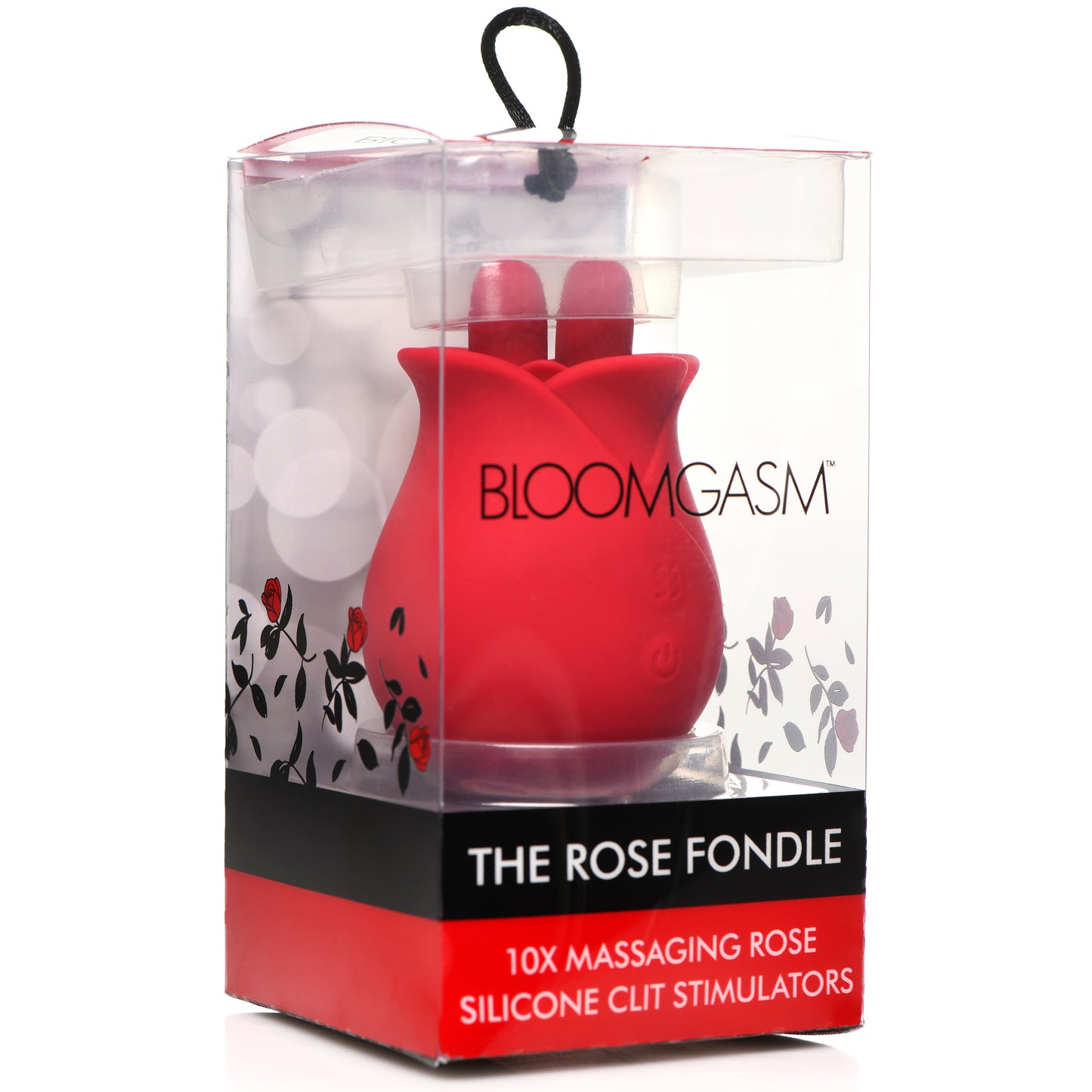 10x Fondle Massaging Rose Silicone Clit Stimulators