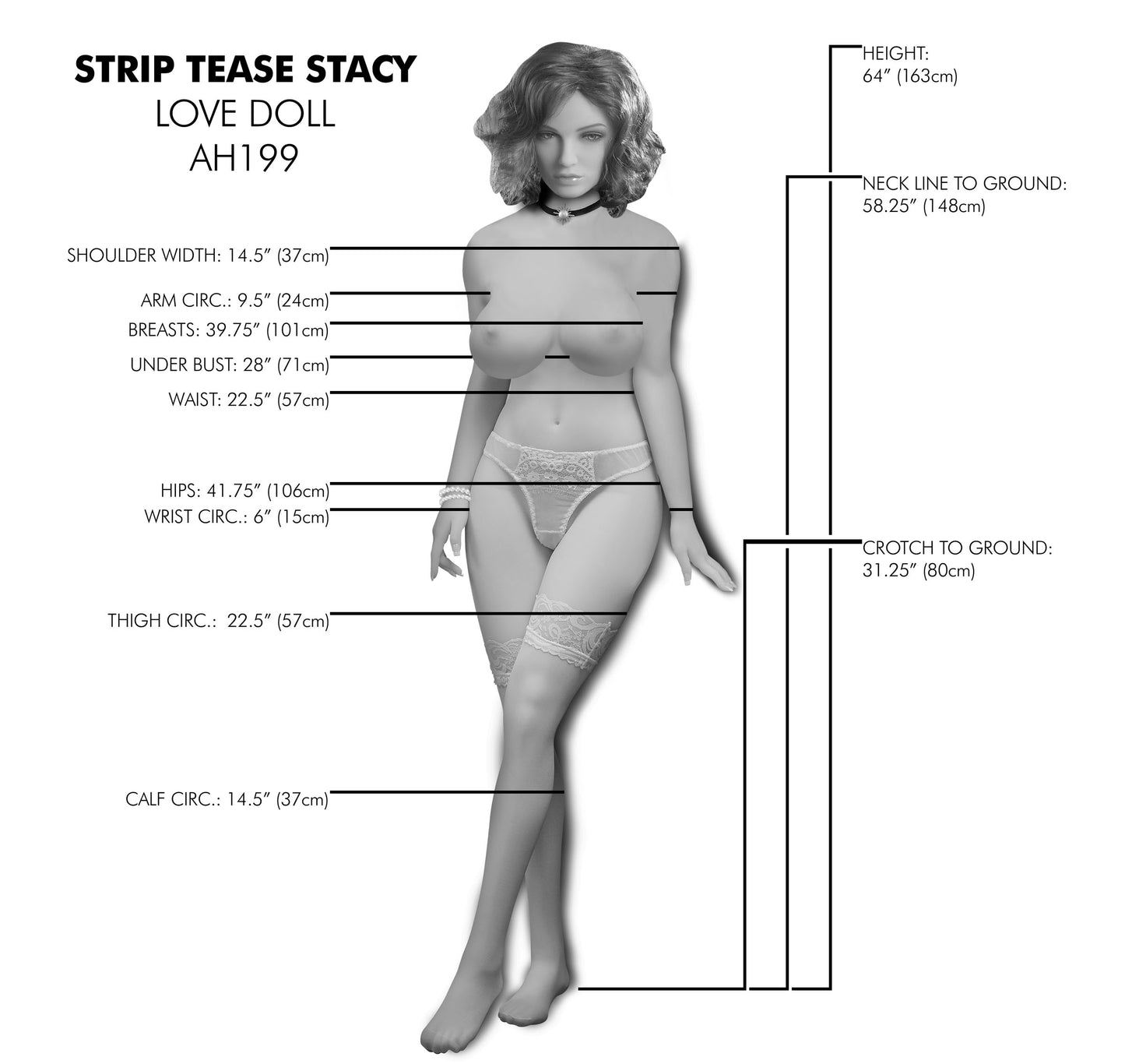 Strip Tease Stacy Love Doll