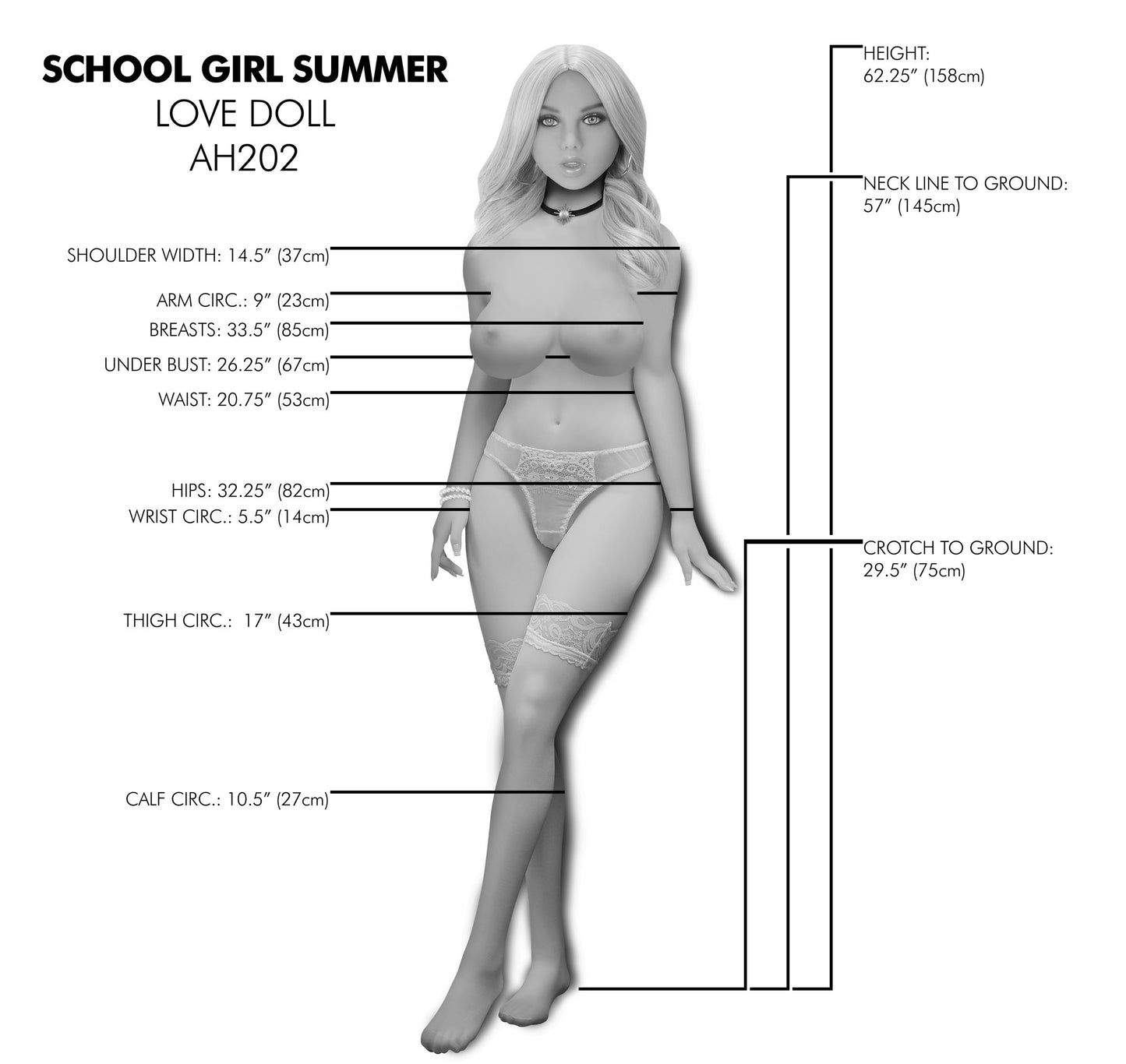 School Girl Summer Love Doll