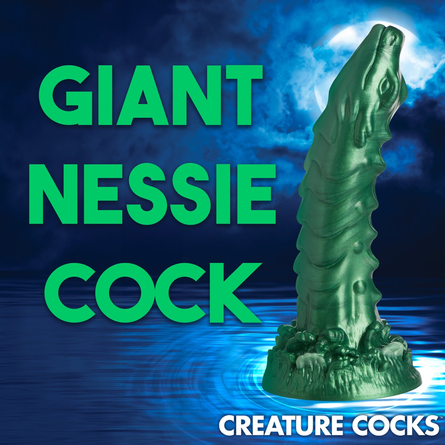 Cockness Monster Lake Creature Silicone Dildo