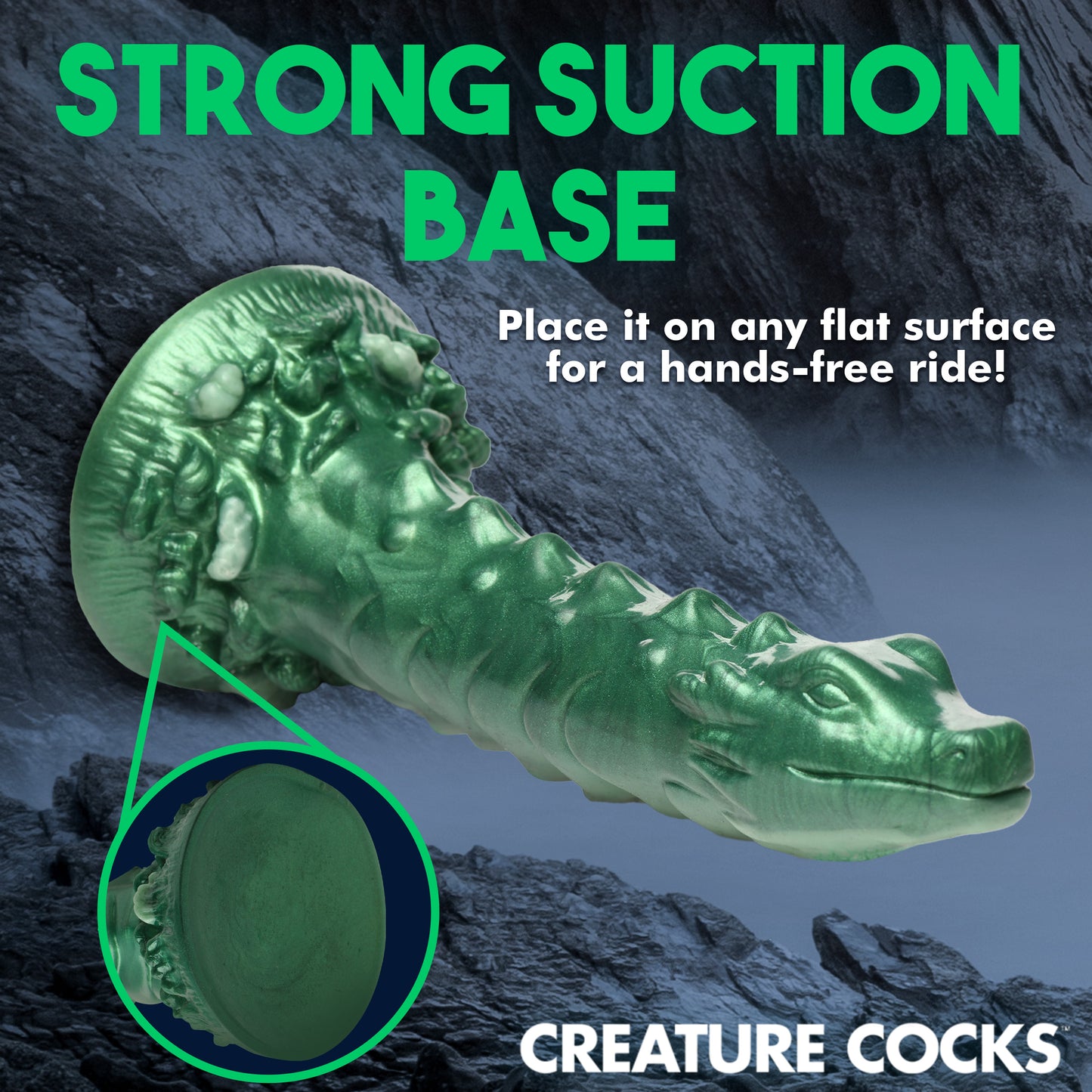 Cockness Monster Lake Creature Silicone Dildo