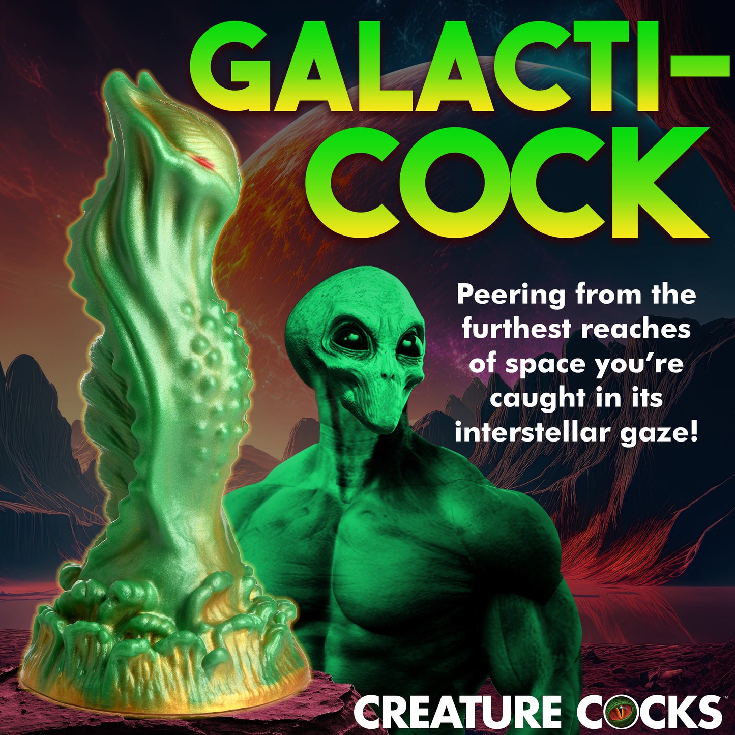 Nebula Alien Silicone Dildo