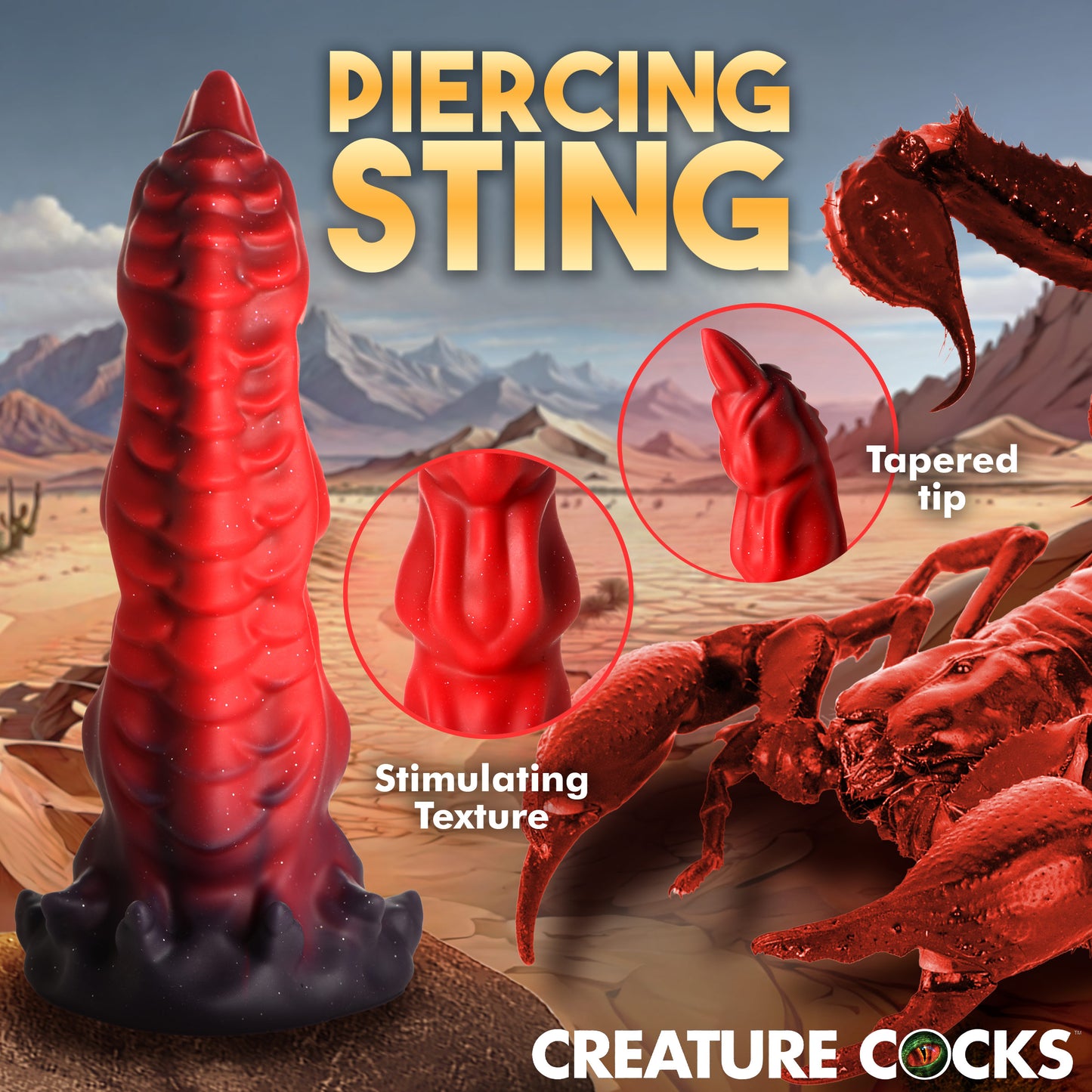 King Scorpion Silicone Dildo