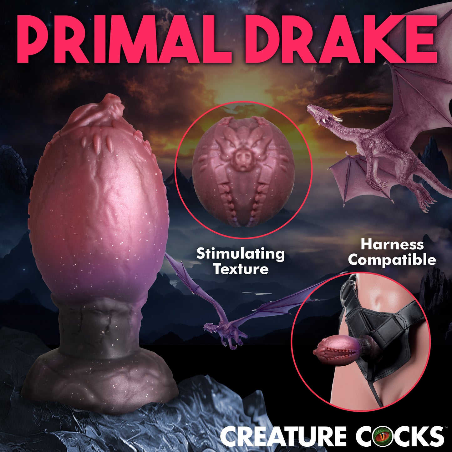 Dragon Hatch Silicone Egg - Xl