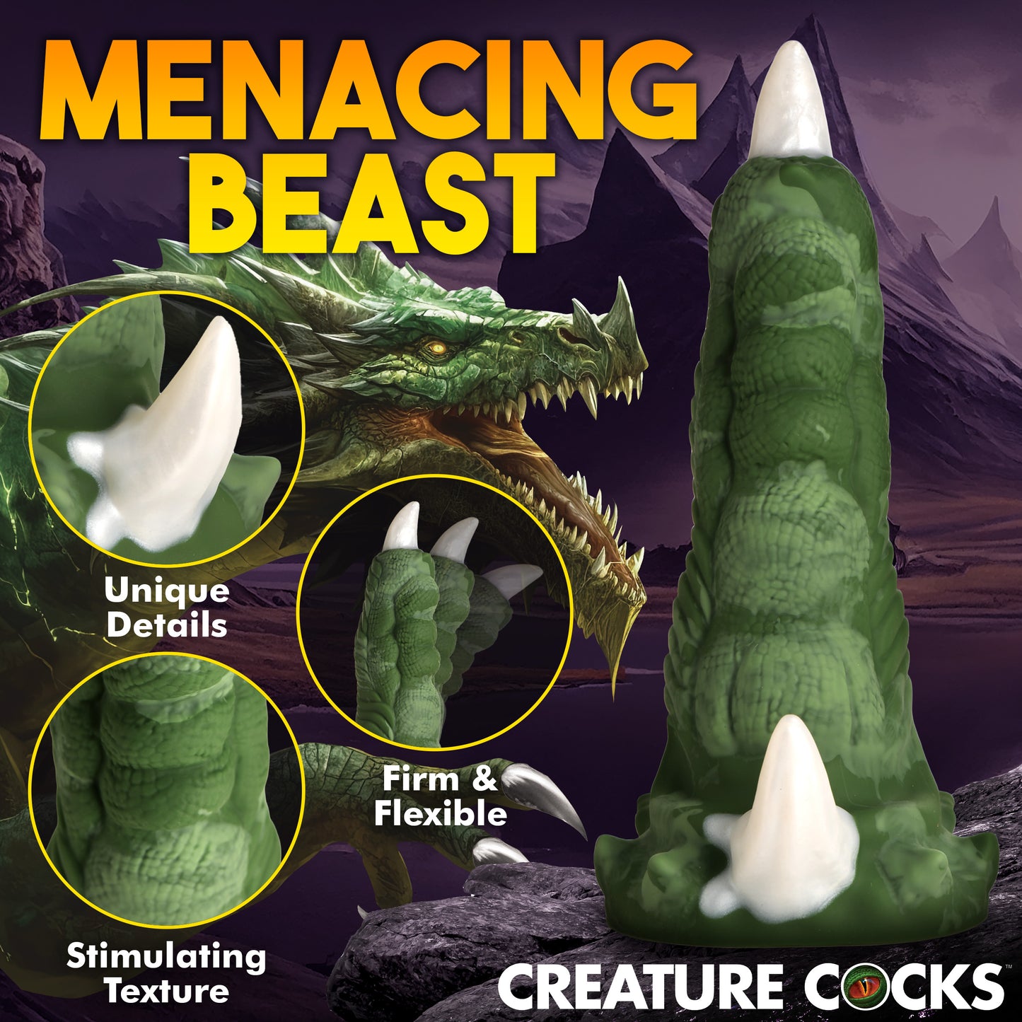 Large Dragon Claw Silicone Dildo