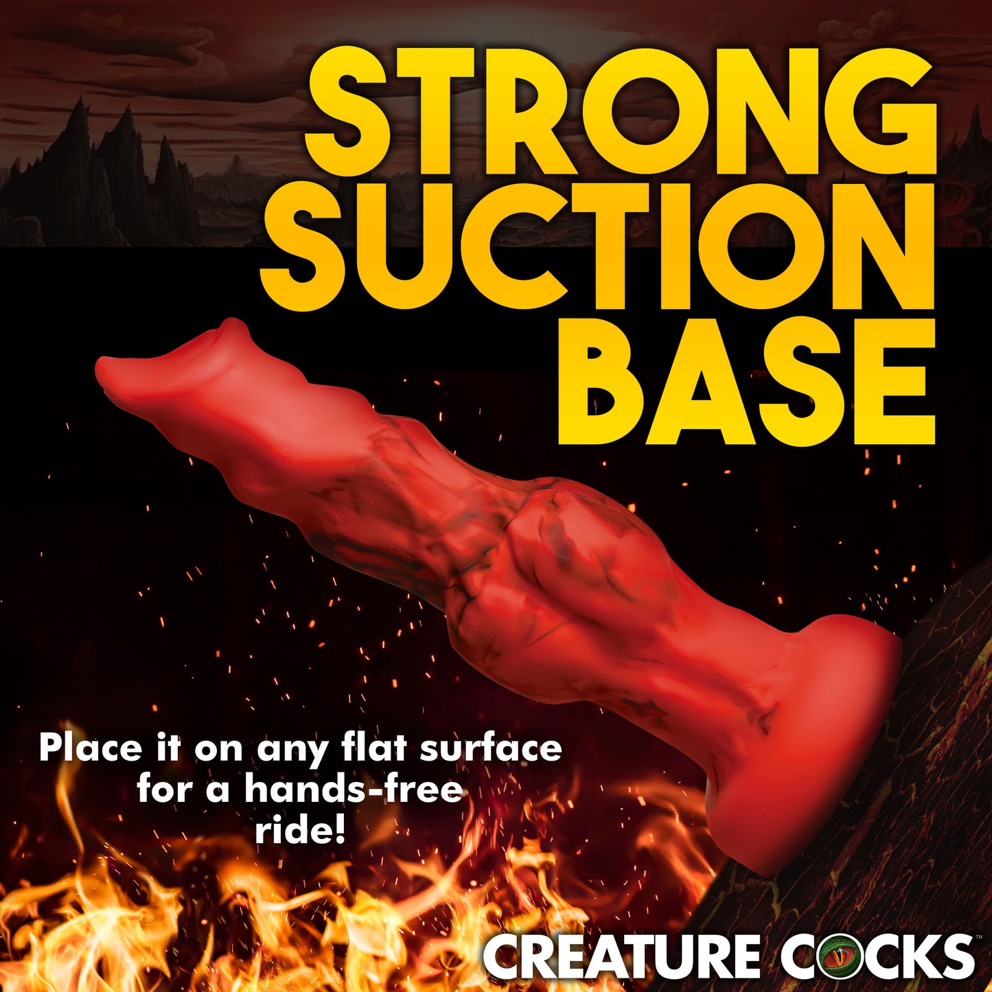 Fire Hound Silicone Dildo