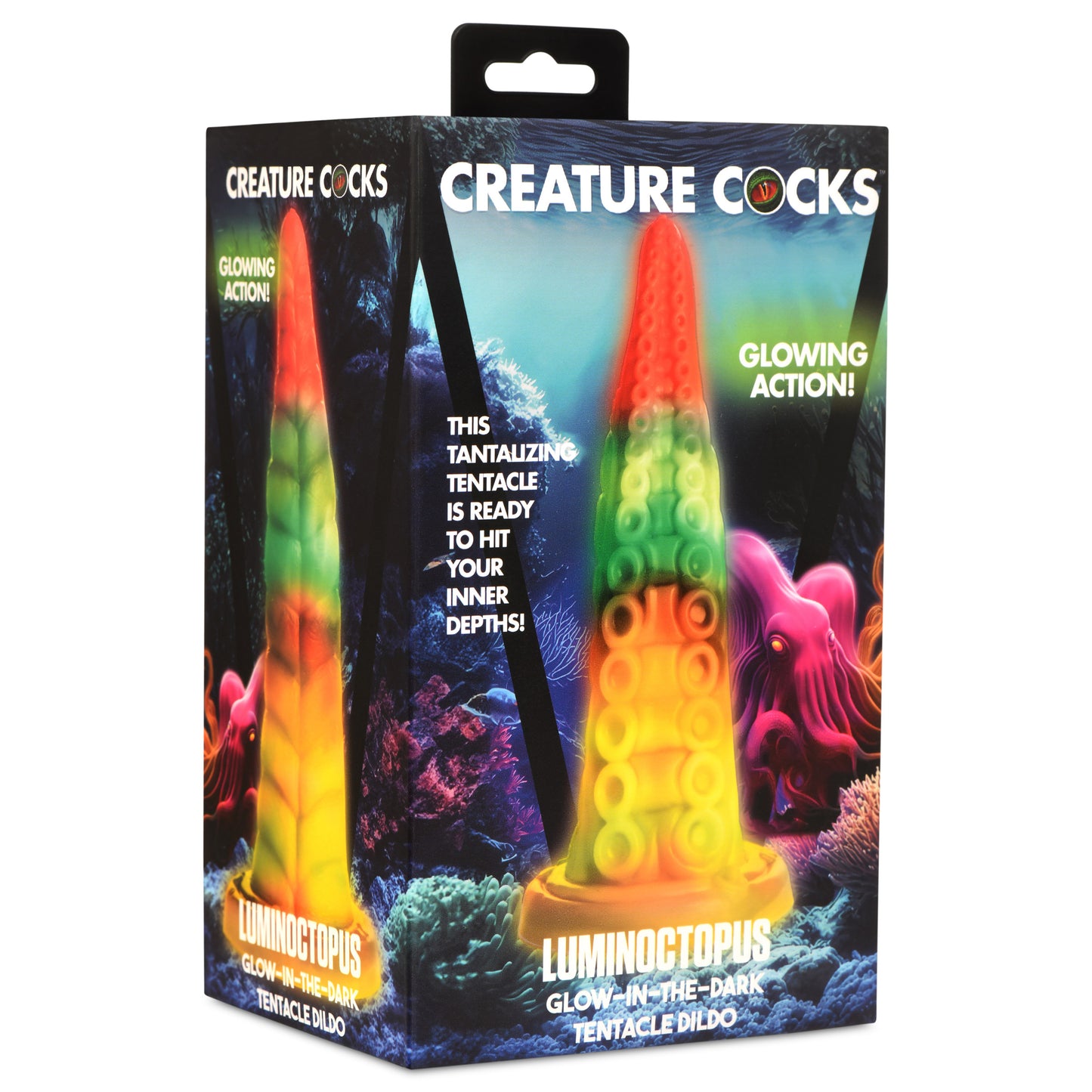 Luminoctopus Glow-in-the-dark Tentacle Silicone Dildo