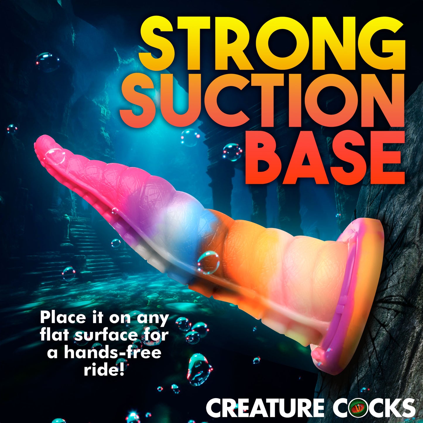 Luminoctopus Glow-in-the-dark Tentacle Silicone Dildo