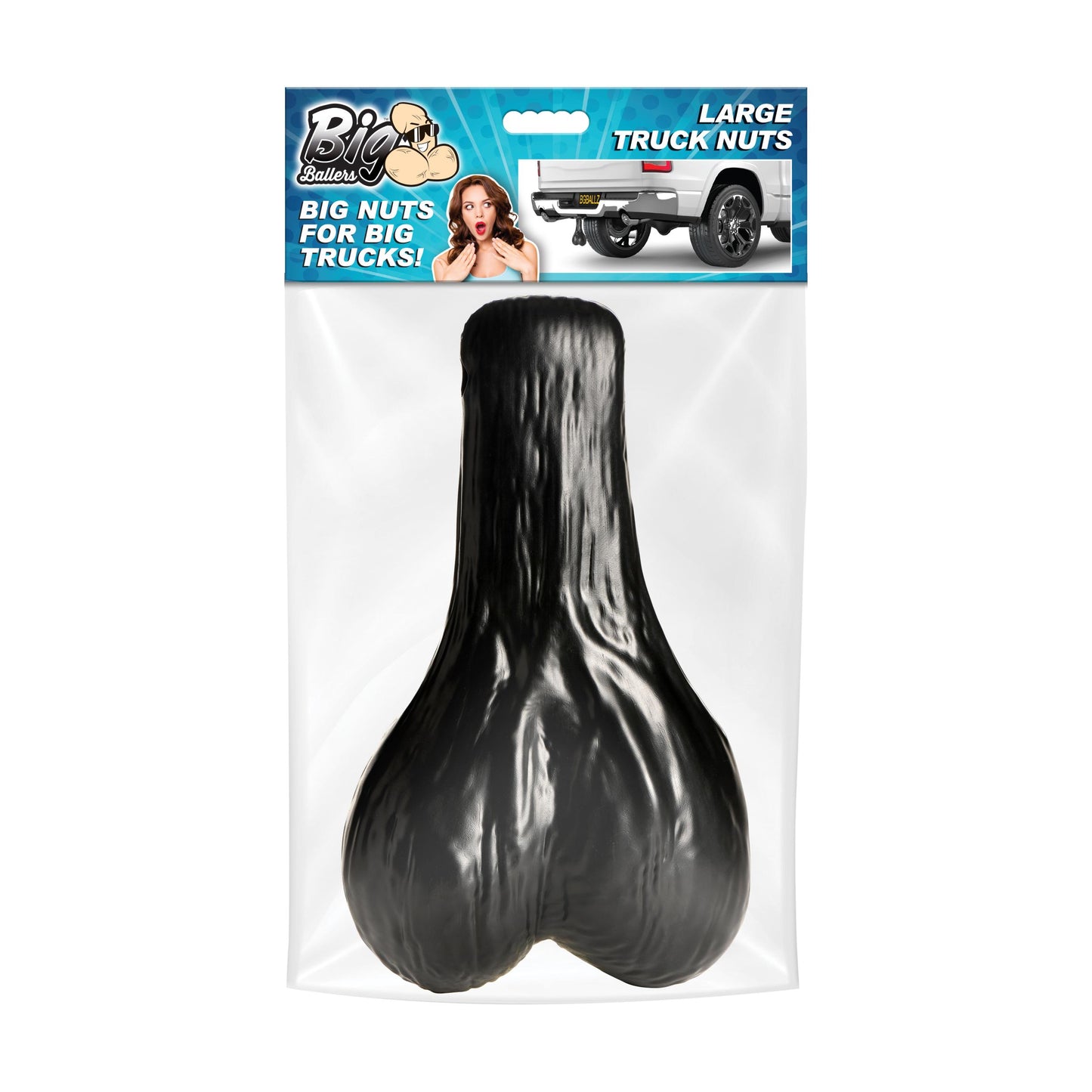 Large Truck Nuts - Black