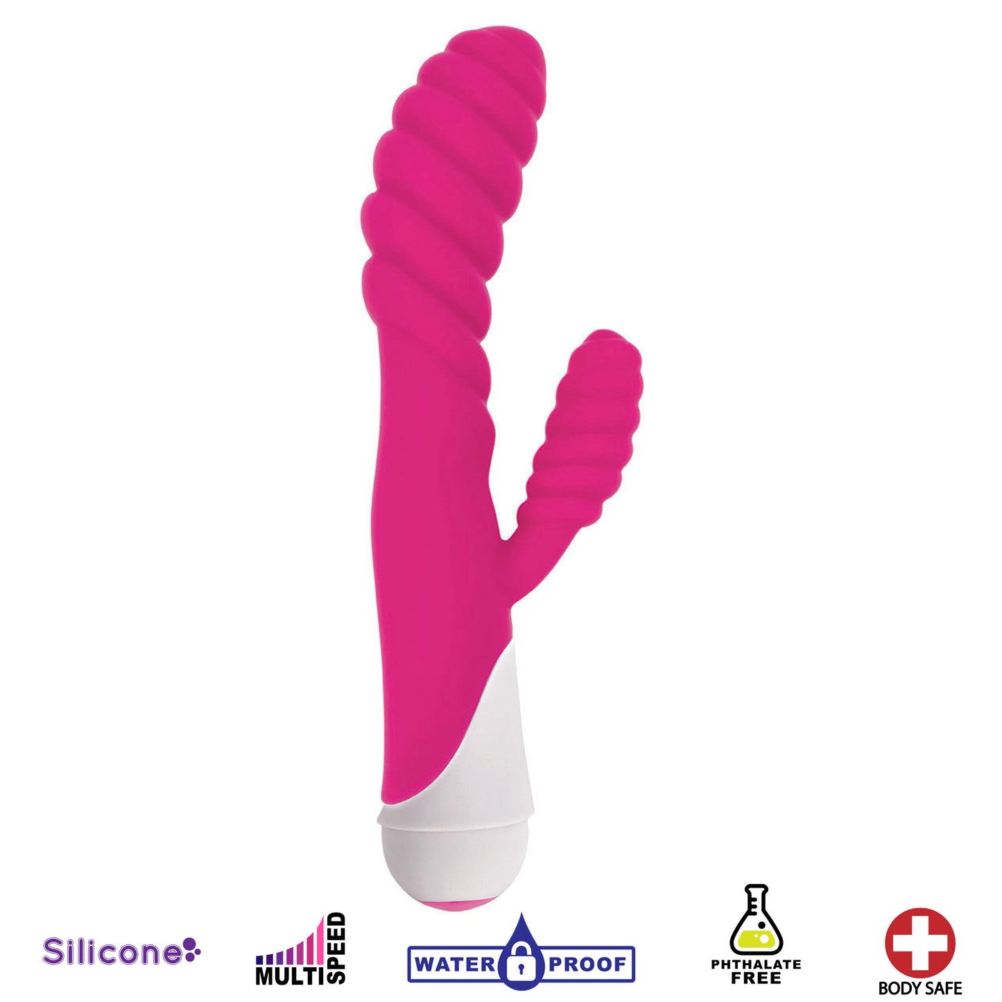 Diana 20x Rippled Silicone Rabbit Vibe